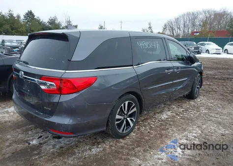 2018 Honda Odyssey Elite from USA, damaged, VIN 5FNRL6H99JB044540